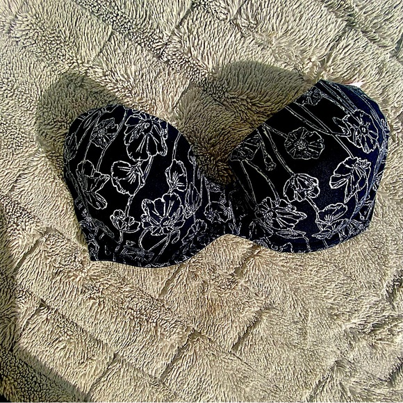 la Vie en Rose Black and White underwire Bra - Picture 1 of 9